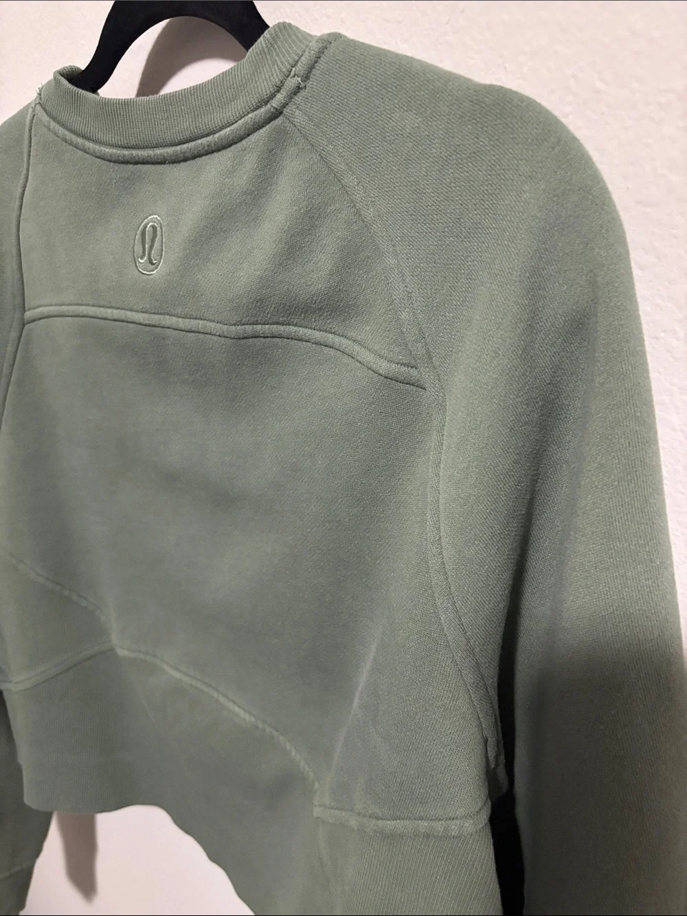 Lululemon Scuba Oversized Pullover Wordmark Sweatshirt- Size M/L- Color (Green)